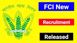 Food Corporation of India, fci, fci recruitment 2025, fci vacancy 2025, fci 33566 post